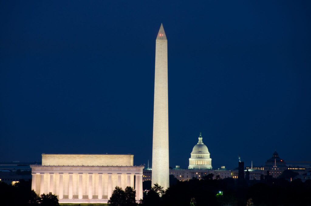 Washington Monument at Night