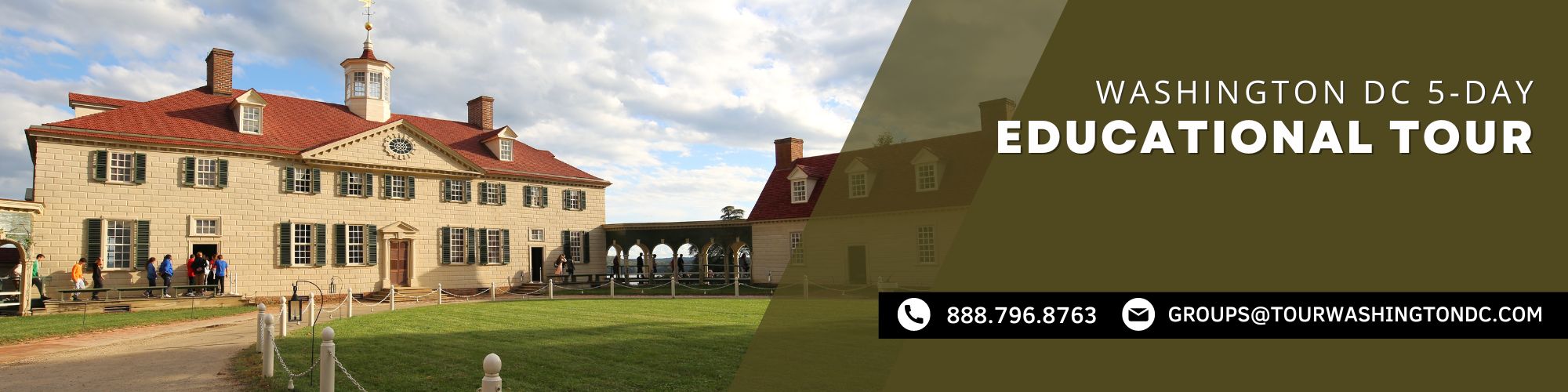 Washington DC Educational Tour 5-Day School Trip - Call 888.796.8762